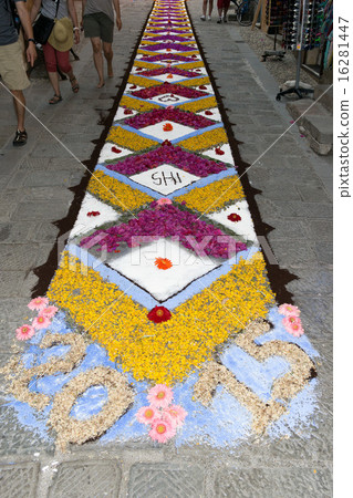 petal and flower carpet for corpus domini petal and flower carpet for corpus domini 16281447