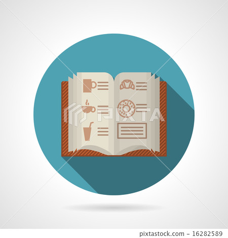Flat color vector icon for cafe menu Flat color vector icon for cafe menu 16282589
