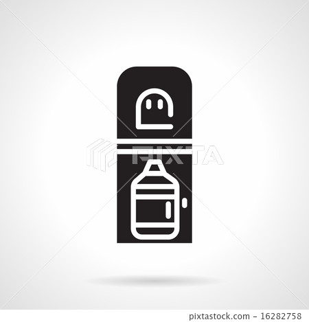 Water cooling machine black vector icon Water cooling machine black vector icon 16282758