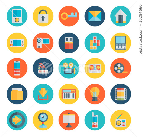 Modern flat icons  16284660