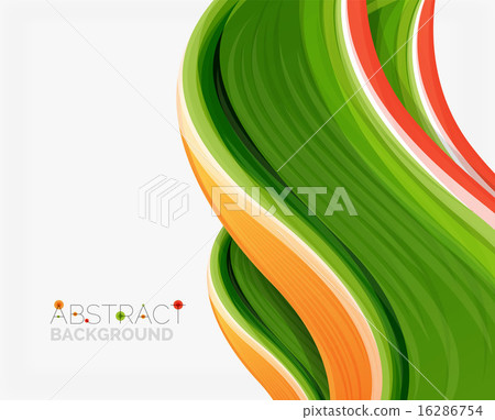 Abstract realistic solid wave background 16286754