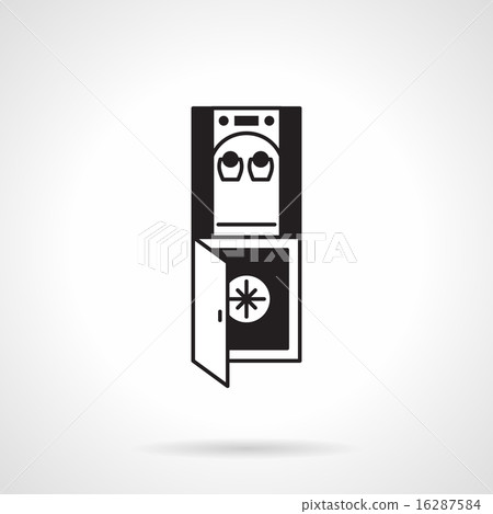 Water dispenser black vector icon Water dispenser black vector icon 16287584