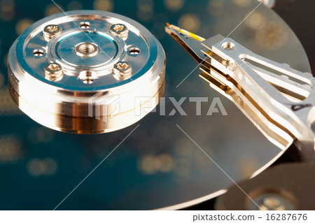 Hard disk close up Hard disk close up 16287676