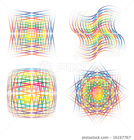 Abstract Colorful   Symbols  16287767