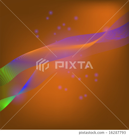 Abstract Colorful Wave  16287793