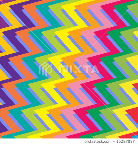 Colorful Retro Ornament. 16287857