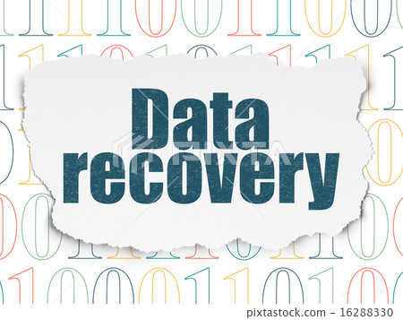 Information concept: Data Recovery on Torn Paper background Information concept: Data Recovery on Torn Paper background 16288330