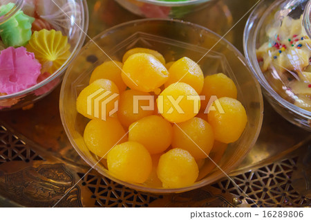 Taghiad of Thailand dessert on Glass Cup Taghiad of Thailand dessert on Glass Cup 16289806