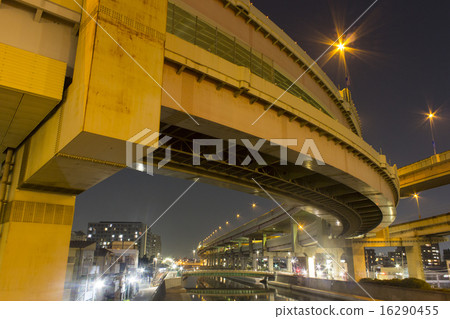 Kosuge Junction at night 16290455