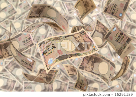 Fall of 10,000 yen bill Fall of 10,000 yen bill 16291189