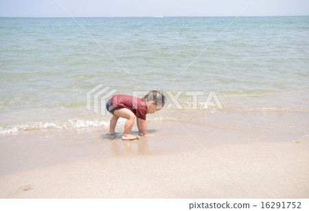 水在夏天海玩 16291752