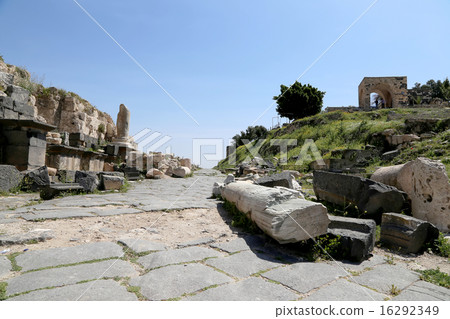 Roman ruins at Umm Qais (Umm Qays) --Jordan  16292349