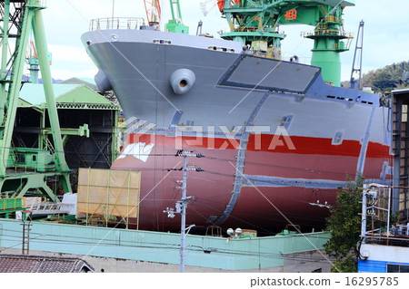 Large ship undergoing Imabari-shi refurbishment Large ship undergoing Imabari-shi refurbishment 16295785