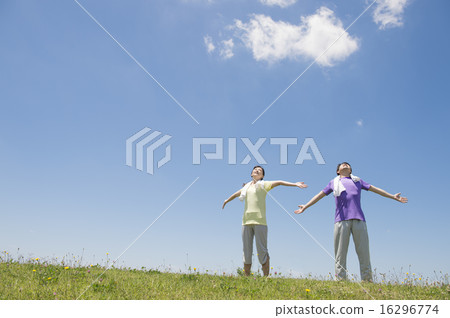 中年夫婦伸展 16296774