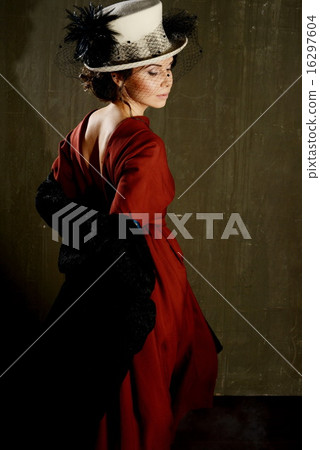 Young woman in retro syle 16297604