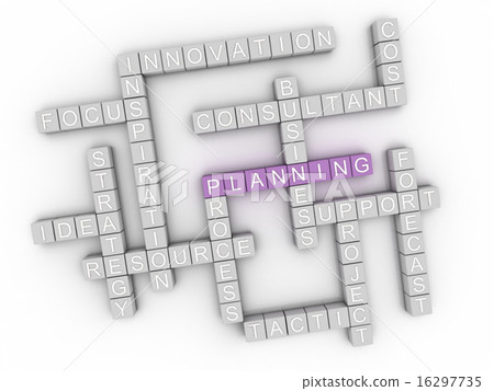 3d image Planning issues concept word cloud 3d image Planning issues concept word cloud 16297735