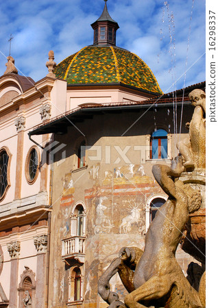 Cathedral Square - Trento Italy - Detail 16298337