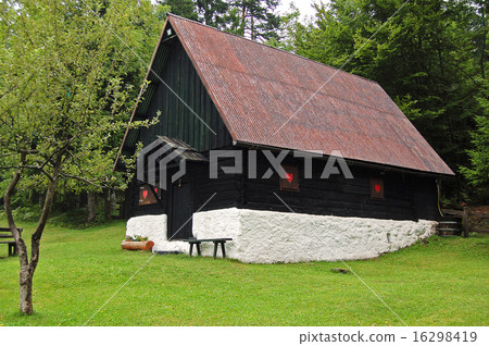 Black and white Mountain chalet - Italy Alps  16298419