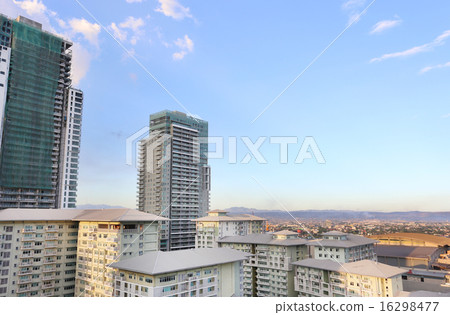 Aerial View of the Skyline of Manila, Philippines Aerial View of the Skyline of Manila, Philippines 16298477