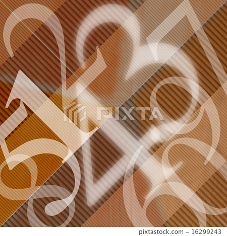 123 Numbers Abstract Background 16299243