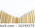 Wooden pencil isolated on white background 16299379
