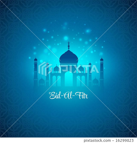 Eid Al Fitr. Eid Mubarak. Vector background 16299823