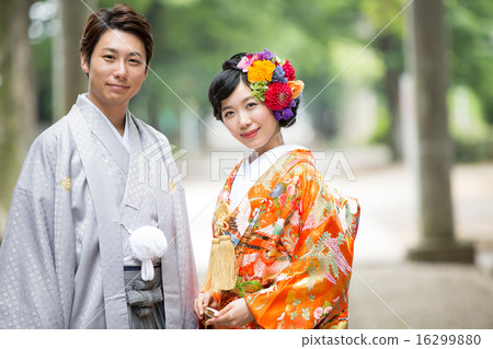 和式 日式 新郎新娘 16299880