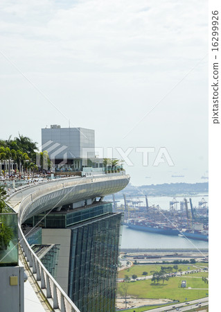 Marina Bay Sands seen from Singapore Observation Deck 16299926