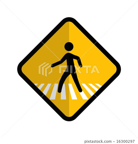 Pedestrian Sign 16300297
