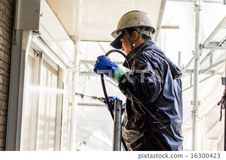 Exterior wall painting of housing (renovation work) 16300423