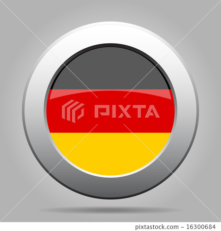 metal button with flag of Germany 16300684