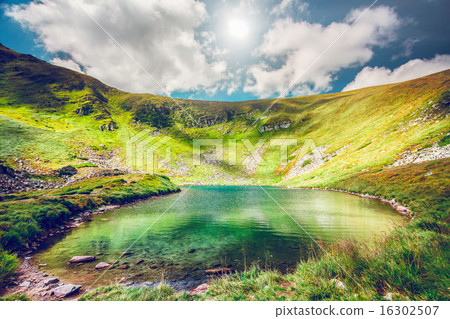 High mountain lake 16302507