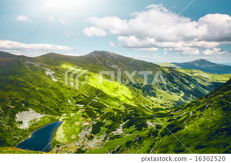 High mountain lake High mountain lake 16302520