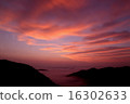 Morning glow cloud Dyeing mountain morning 16302633