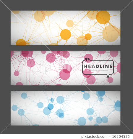 Bright abstract molecule on a white background - Stock Illustration ...