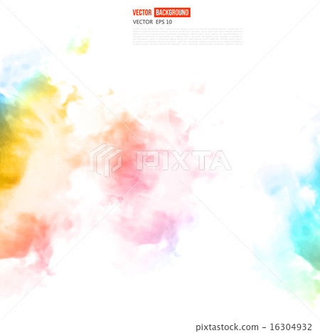Vector color cloud.  16304932