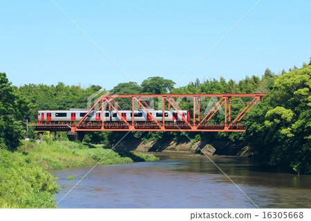 白川第二橋和火車 白川第二橋和火車 16305668
