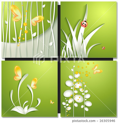 Eco green concept, summer card Eco green concept, summer card 16305946