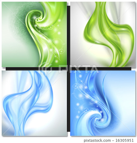 Abstract blue green background Abstract blue green background 16305951