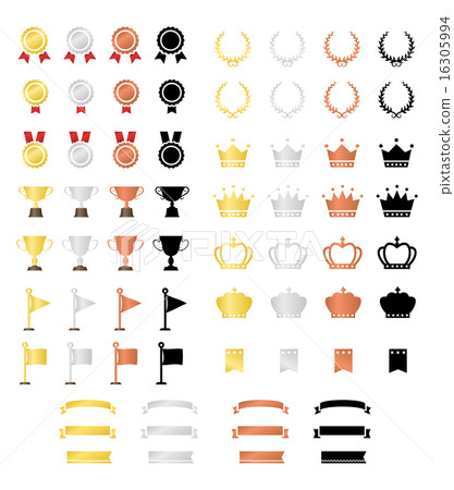 Ranking icon set - Stock Illustration [16305994] - PIXTA
