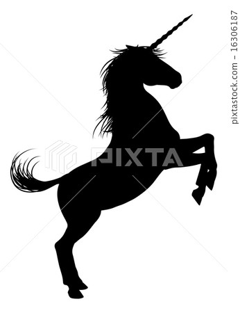 Unicorn Horse Silhouette Unicorn Horse Silhouette 16306187