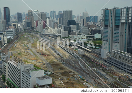 Shinagawa駐地頂上的視圖在2015年6月射擊了 16306374
