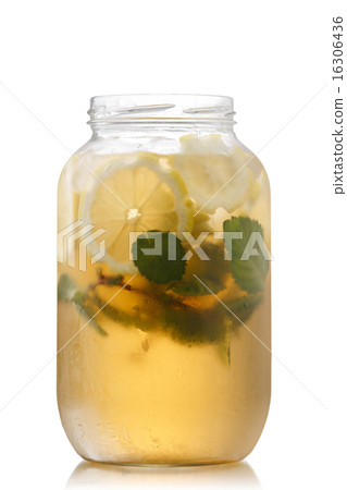 Iced tea in a jar 16306436