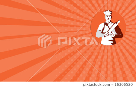 Business card Chef Cook Rolling Pin Spatula Business card Chef Cook Rolling Pin Spatula 16306520