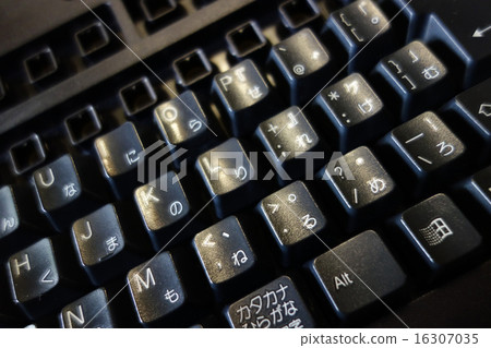 Black keyboard under cleaning 16307035