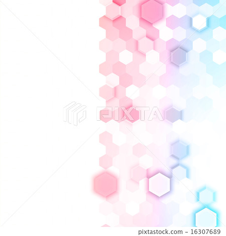 Vector abstract 3d hexagonal. - Stock Illustration [16307689] - PIXTA