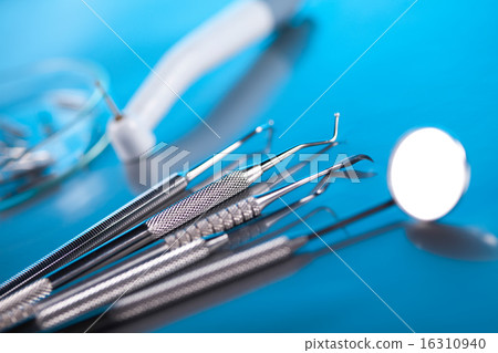 Dental Tools set, bright colorful tone concept 16310940