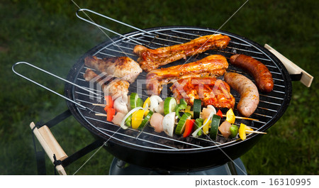 Grilling, bright colorful vivid theme Grilling, bright colorful vivid theme 16310995
