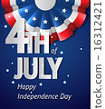 USA independence day card 16312421