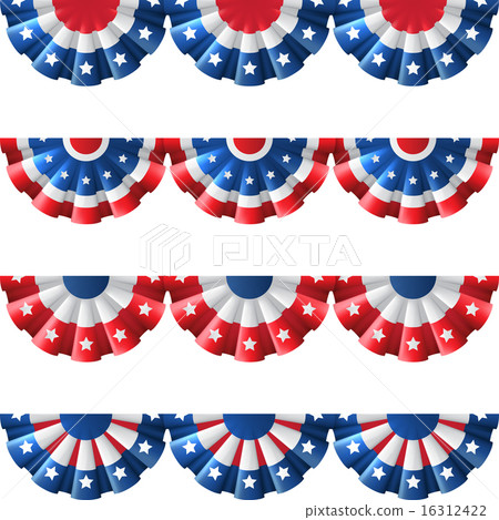 US bunting decoration 16312422